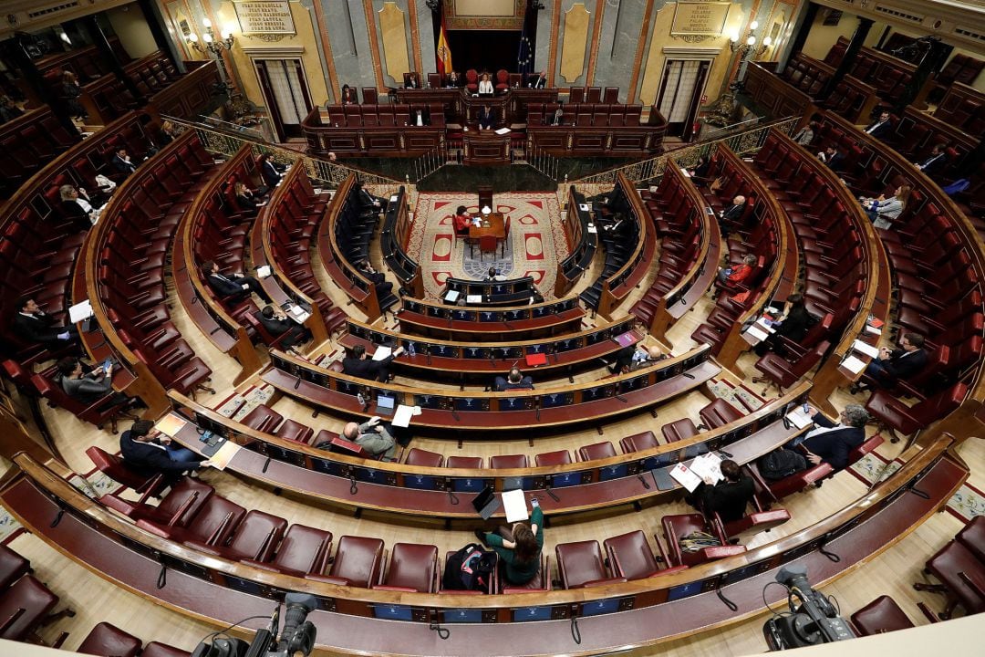 Vista general del Congreso de los Diputados este miércoles