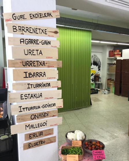 Interior del local de &#039;Zuk aldatu&#039;