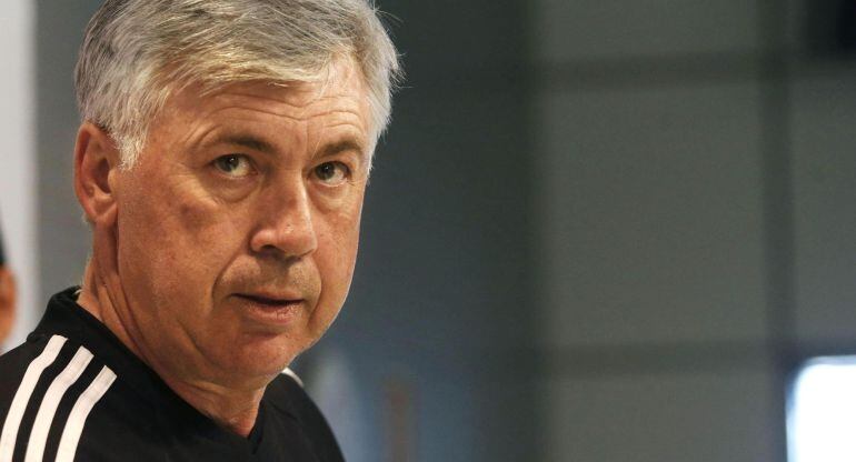 El entrenador del Real Madrid Carlo Ancelotti.