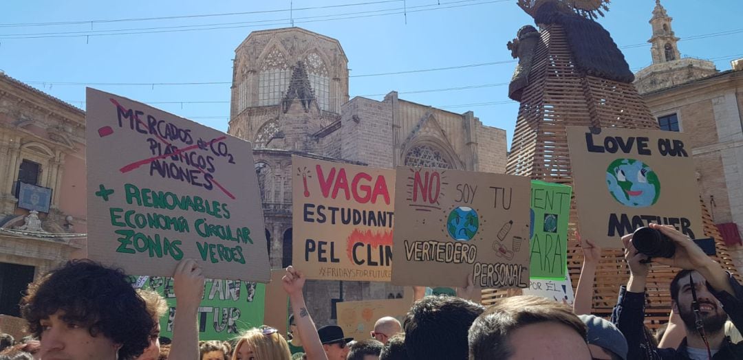 Una manifestación de &#039;Fridays for Future&#039; en Valencia