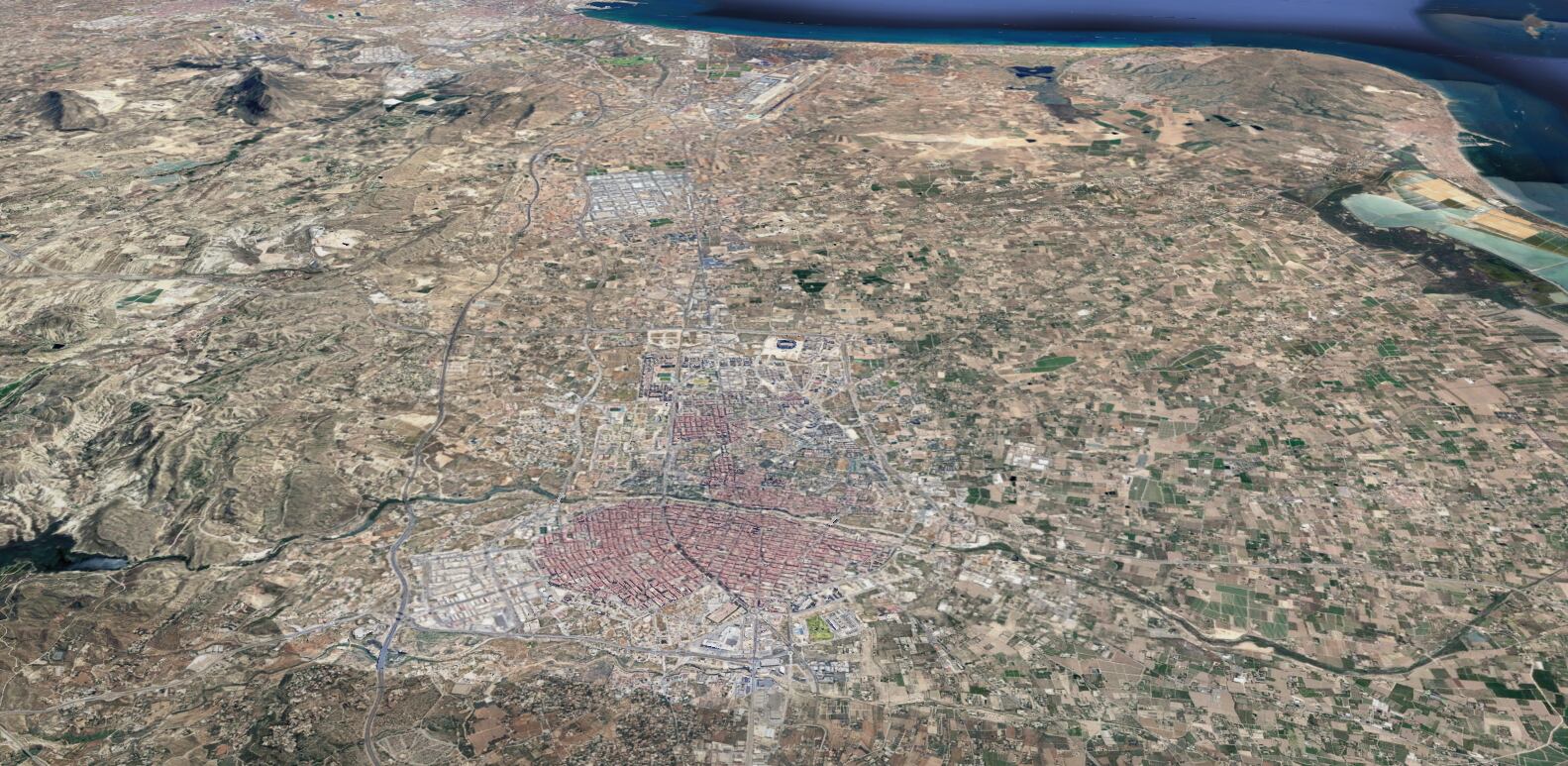 Elche desde arriba