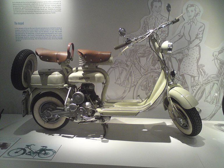 Una de las motocicletas que exhibe el museo