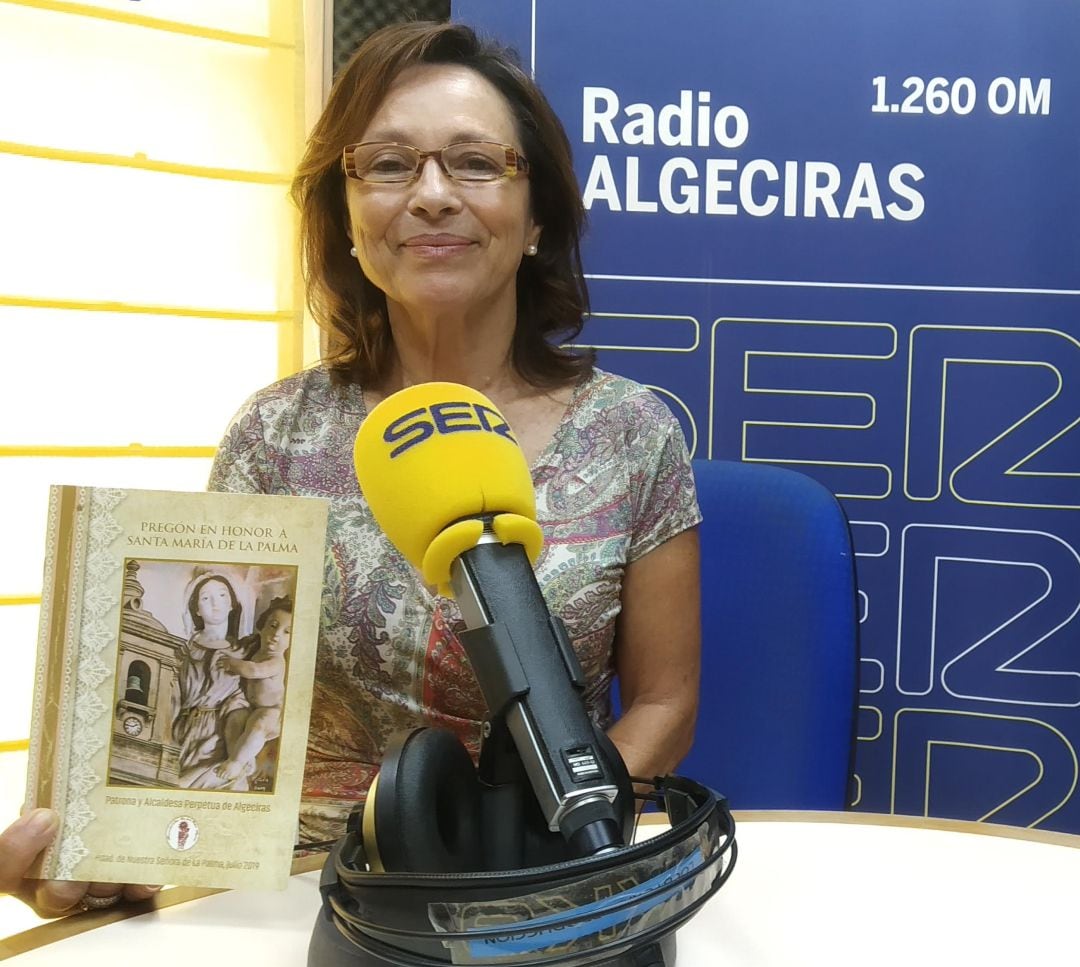 Emy Luna en Hoy por Hoy Campo de Gibraltar días antes de ofrecer su pregón de La Palma