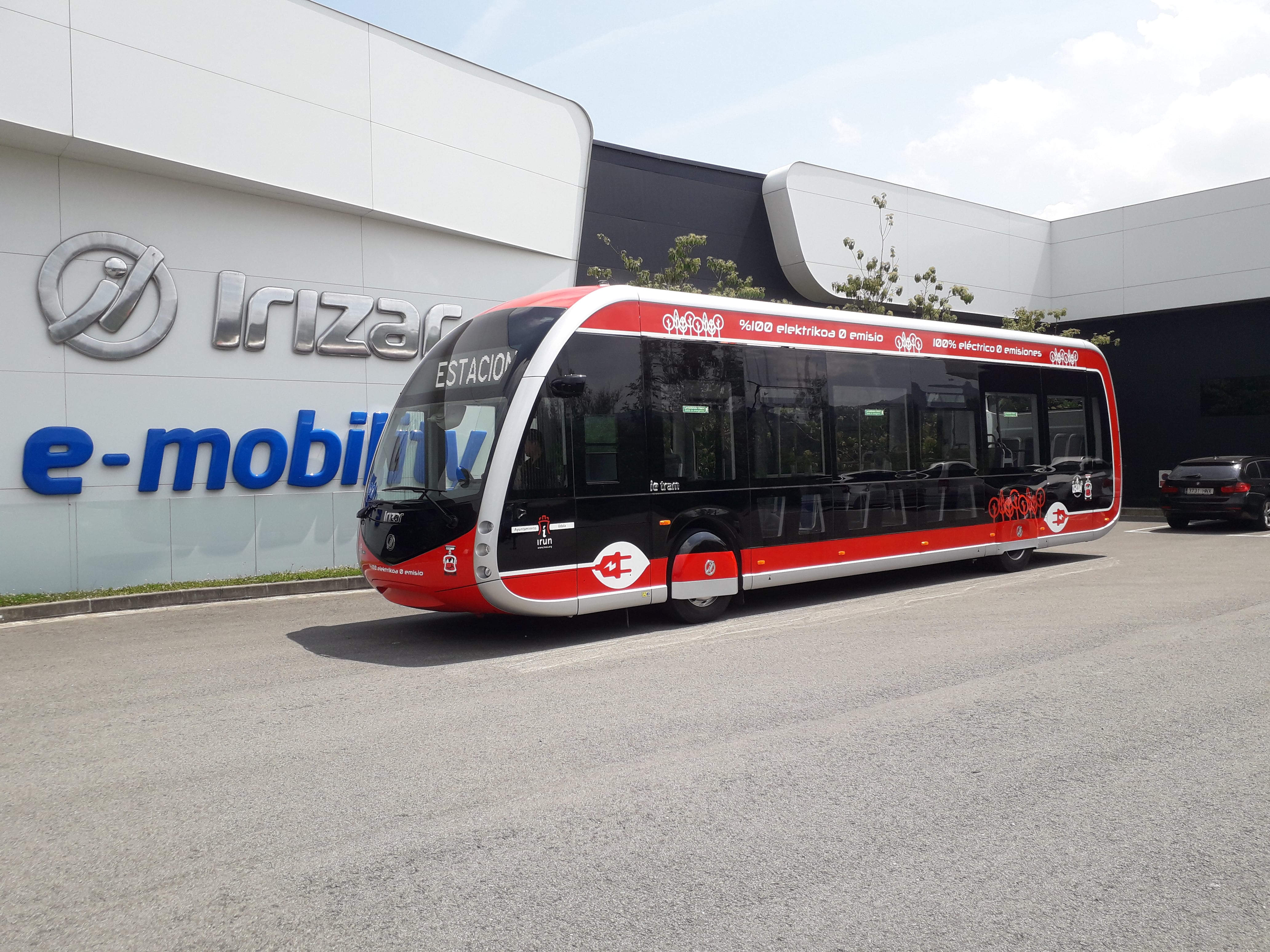 Nuevos autobuses eléctricos en Irun