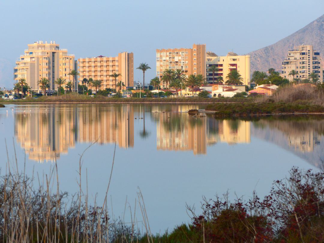 Las Salinas de Calp. Imagen de archivo 