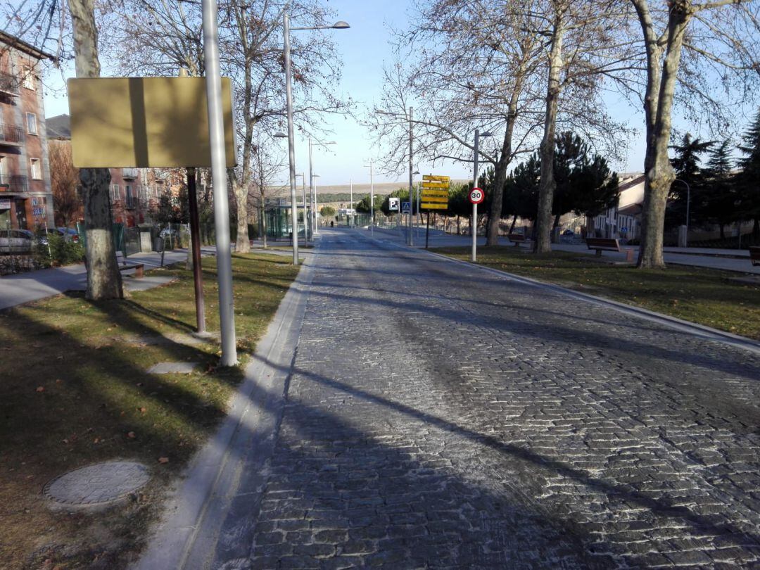 Obras en la Avenida de Padre Claret