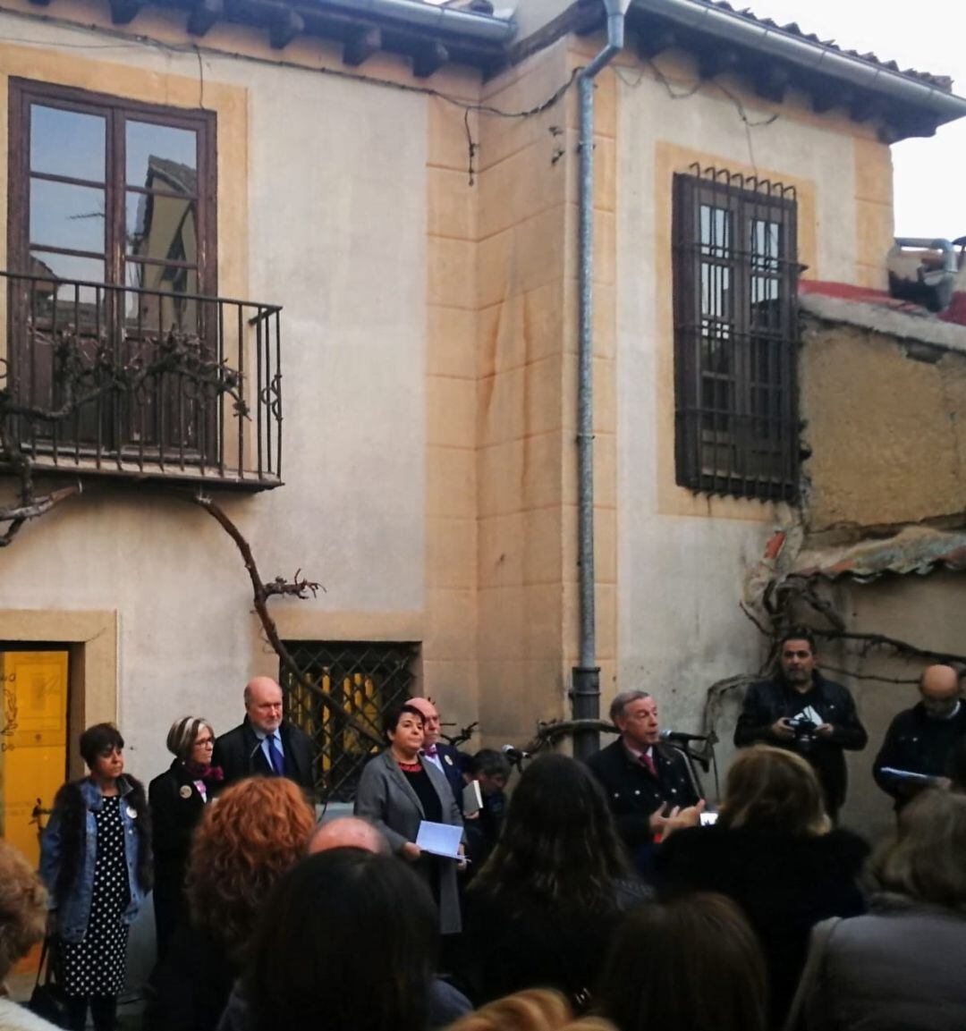 Acto de homenaje en la Casa-Museo de Antonio Machado