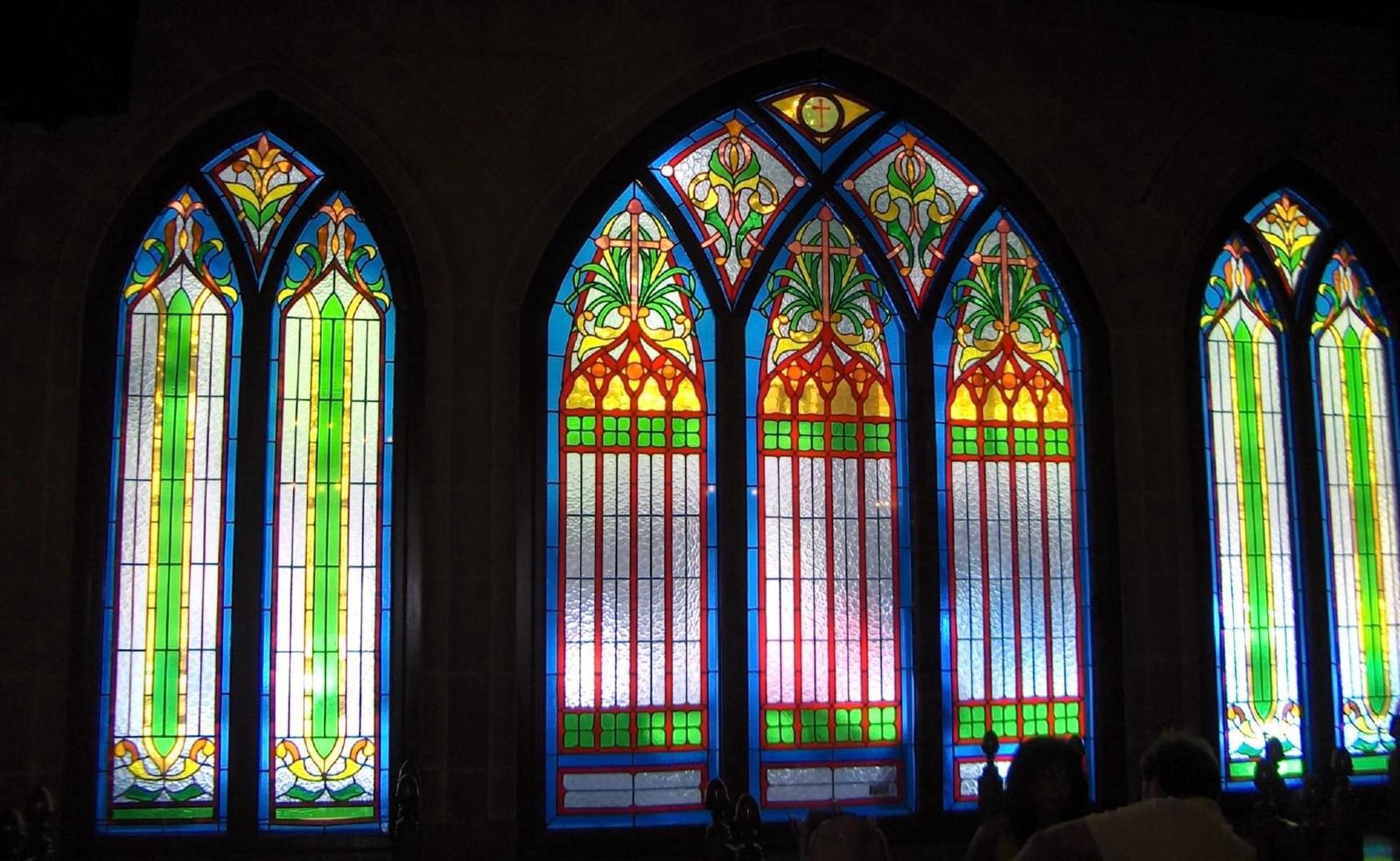 Vidriera trabajada por Leo Navarro