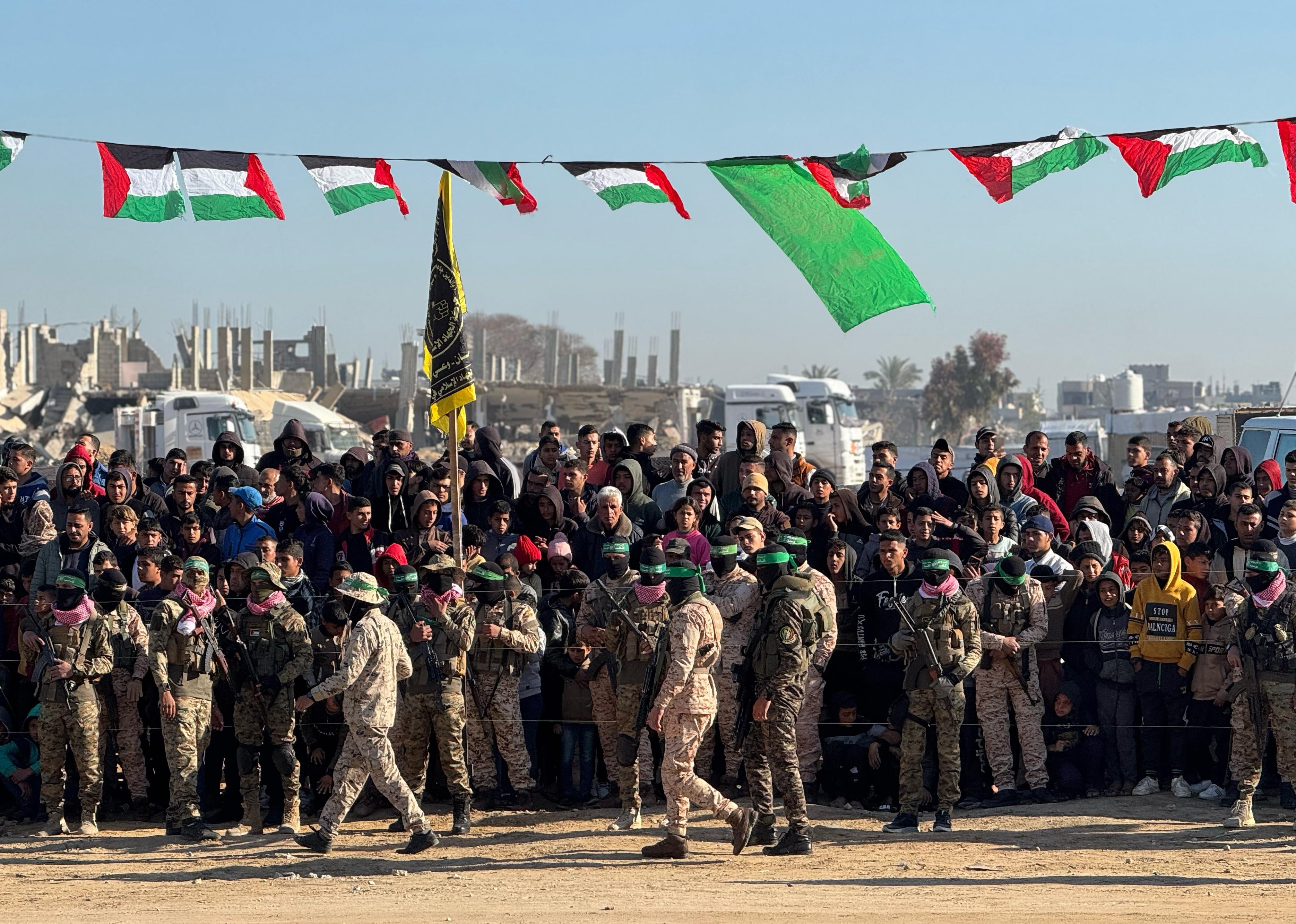 Sexto intercambio de rehenes israelíes por prisioneros palestinos.