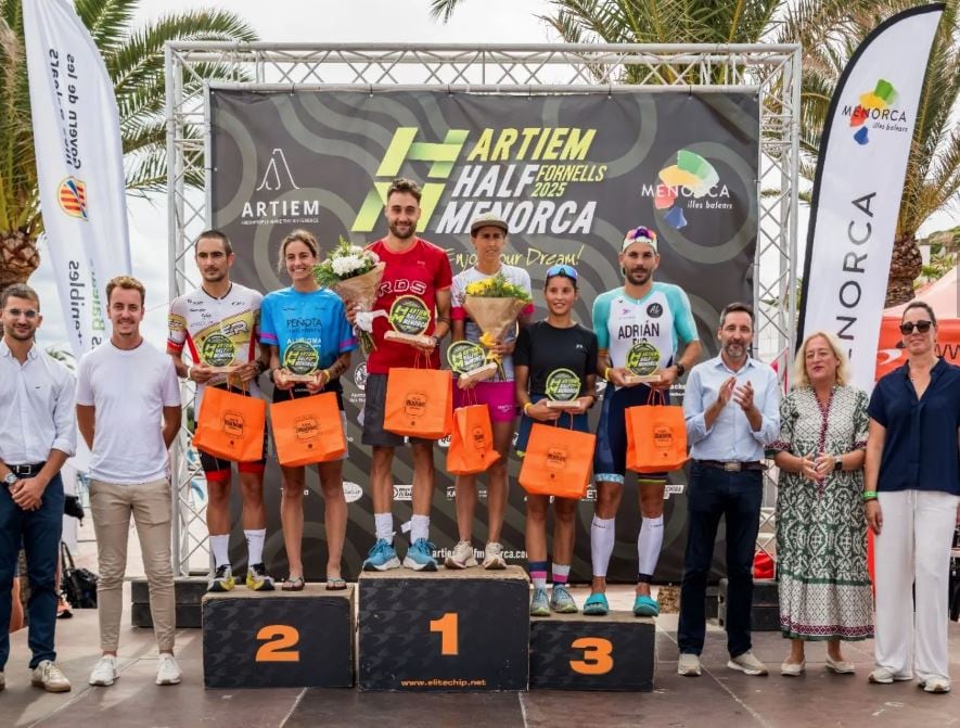 Jaume Florit i Susana Sevillano van guanyar la prova reina el triathló