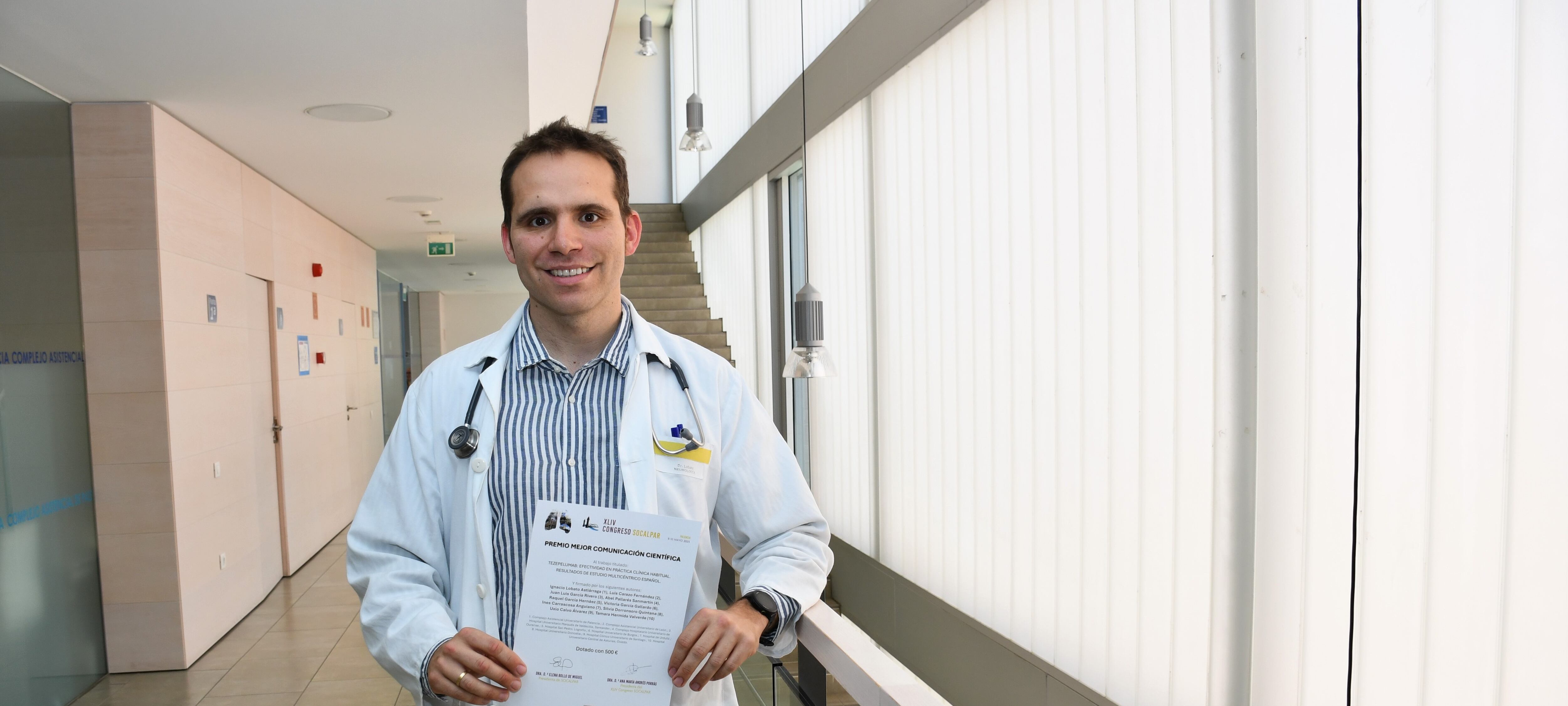 Ignacio Lobato, neumólogo del CAUPA