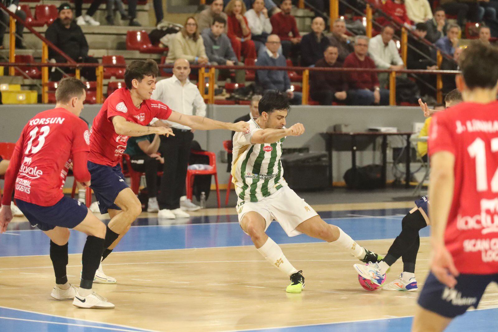 Lance del partido Córdoba Patrimonio - Osasuna Magna.