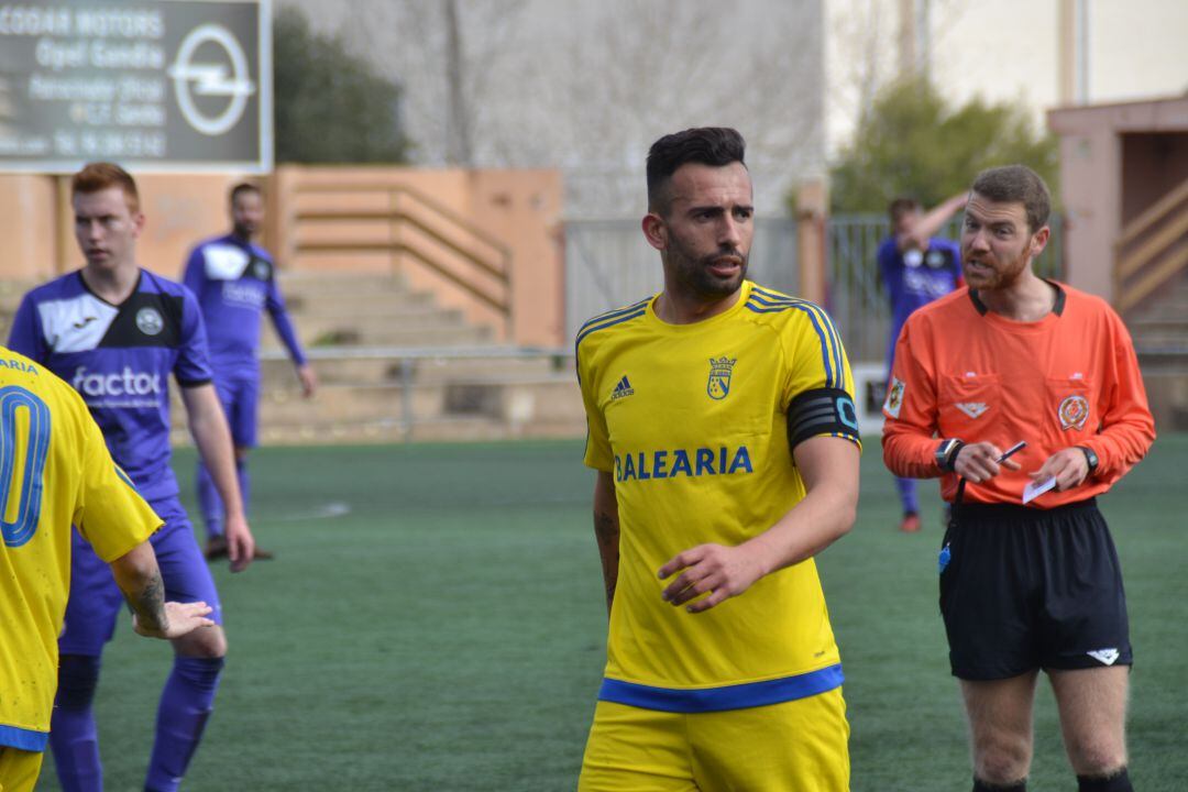 El capitán del CD Dénia.