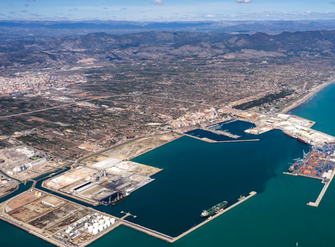 Imagen de archivo de vista aérea del Puerto de Castellón