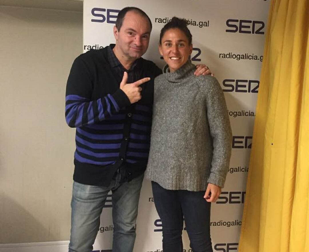 Vero Boquete, en su visita al SER Deportivos de Radio Galicia