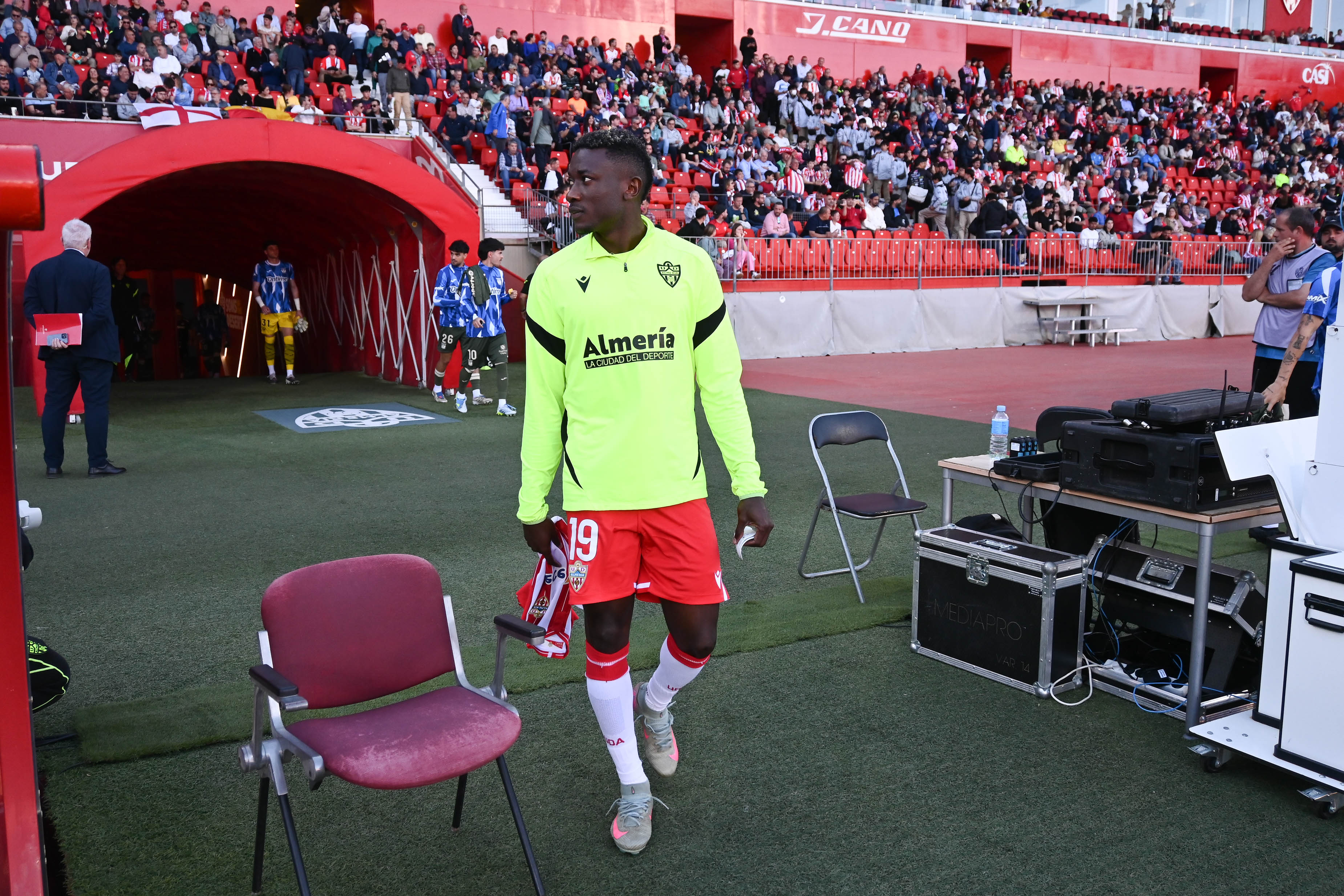 Patrick Soko se ha instalado en el banquillo del Almería.