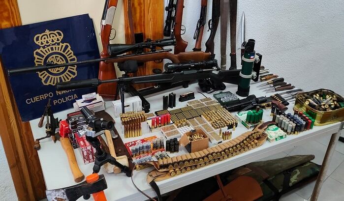 Intervención de armas por la Policía