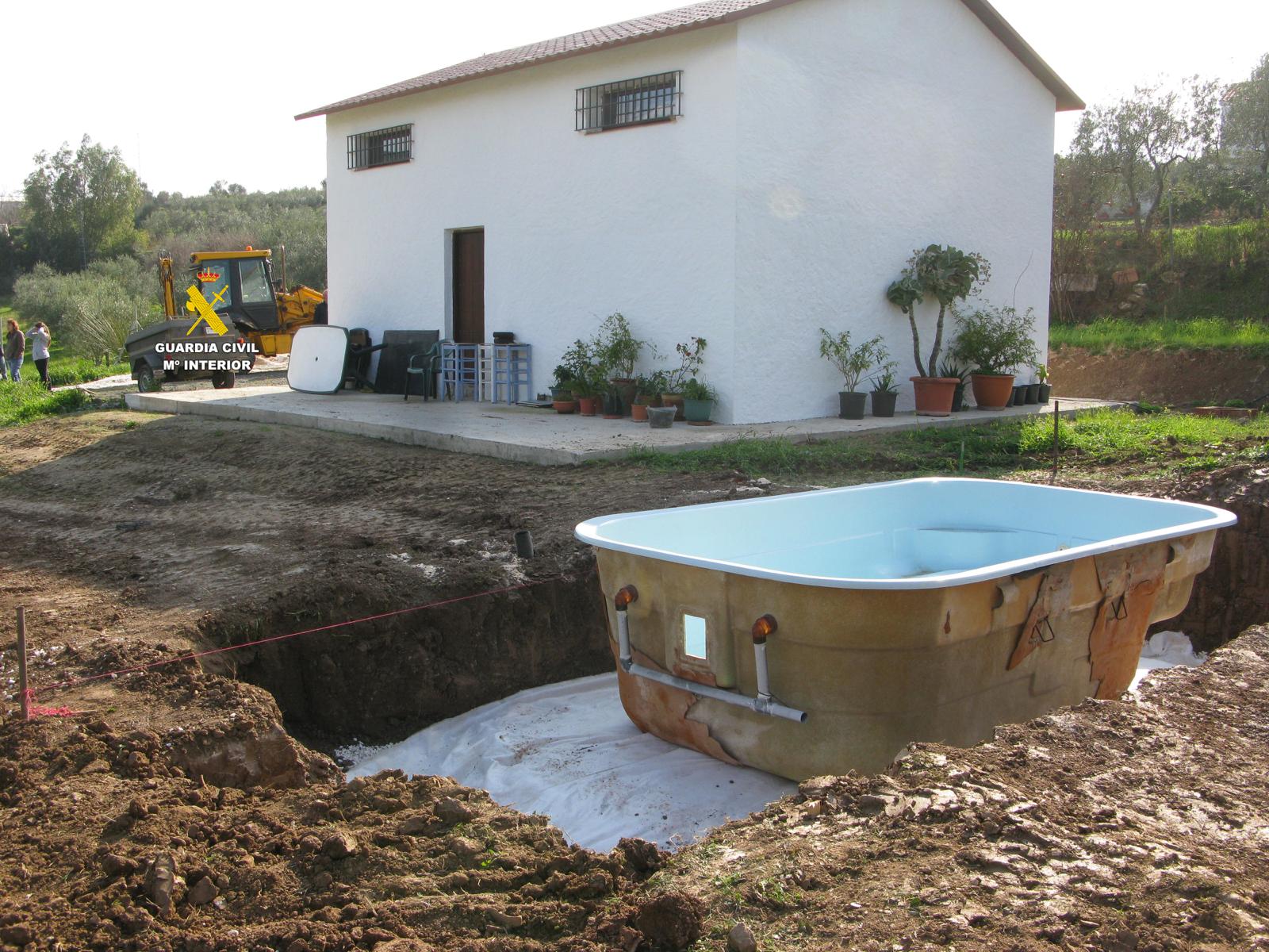 Una de las construcciones realizadas en suelo rústico