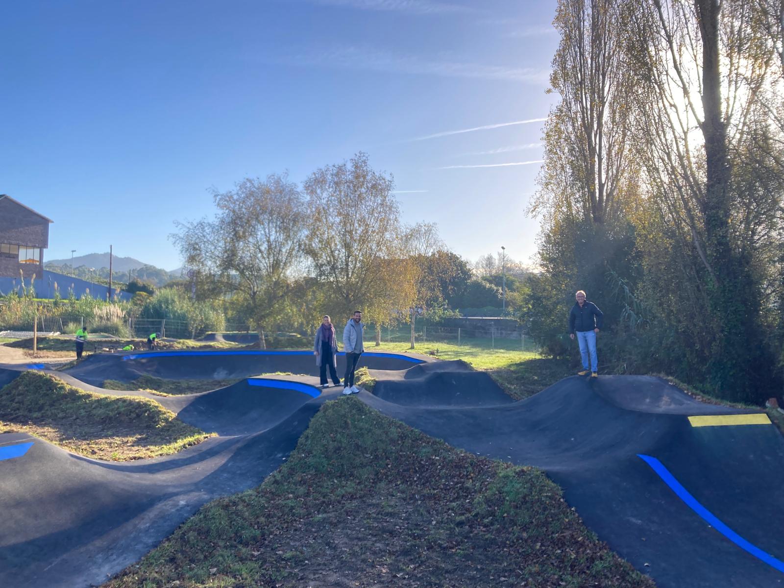 Nigrán inaugura un nuevo pumptrack