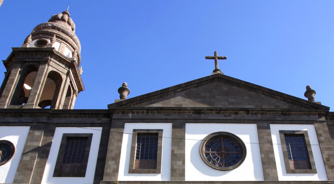 Fachada de la Catedral de La Laguna, ubicada en el municipio de San Cristóbal de La Laguna