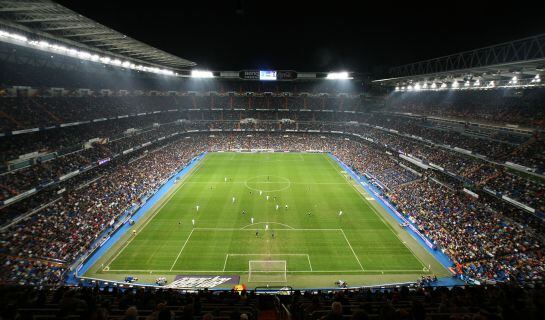 Vista general del Santiago Bernabéu