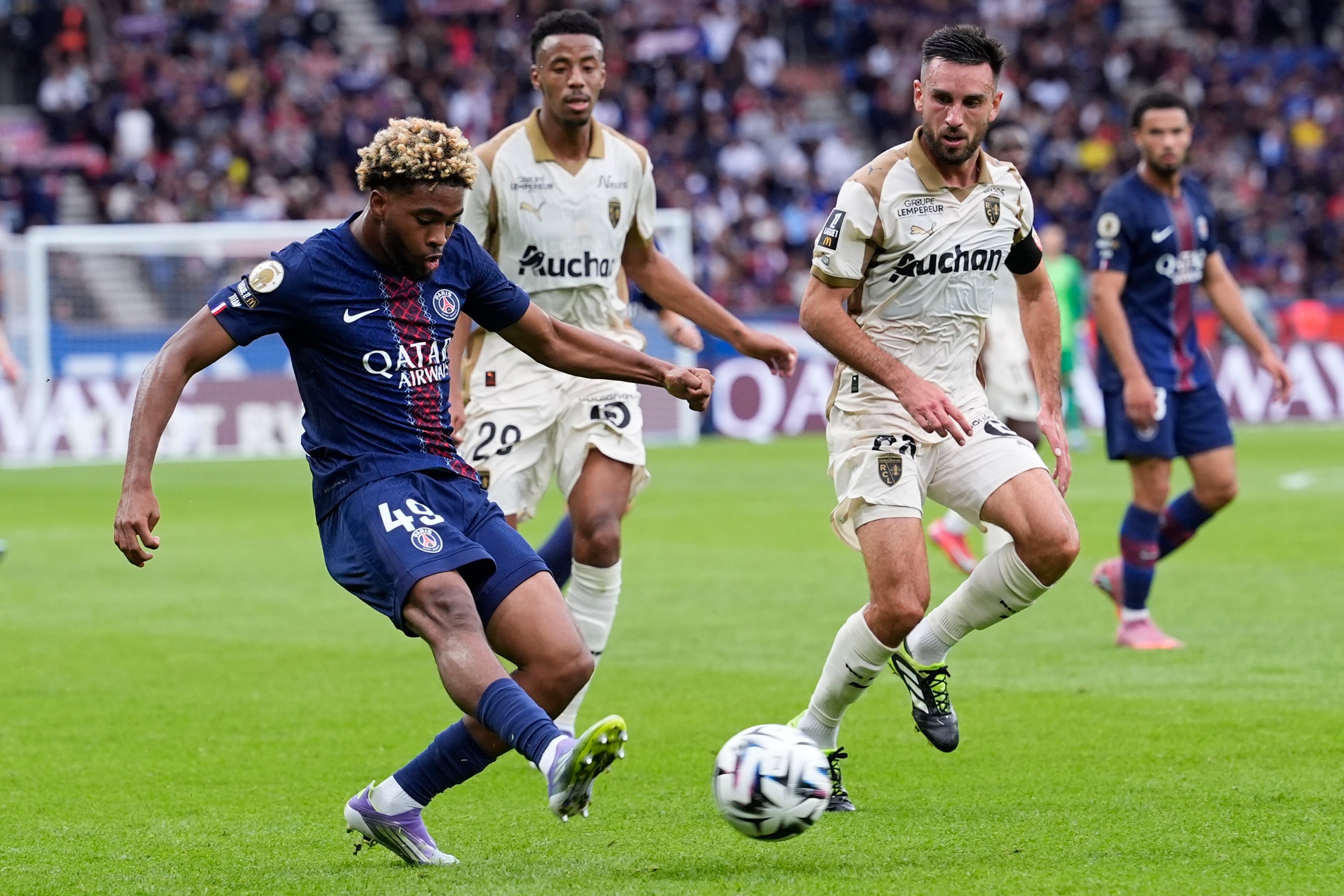 PSG-Lens en un partido de la Ligue 1