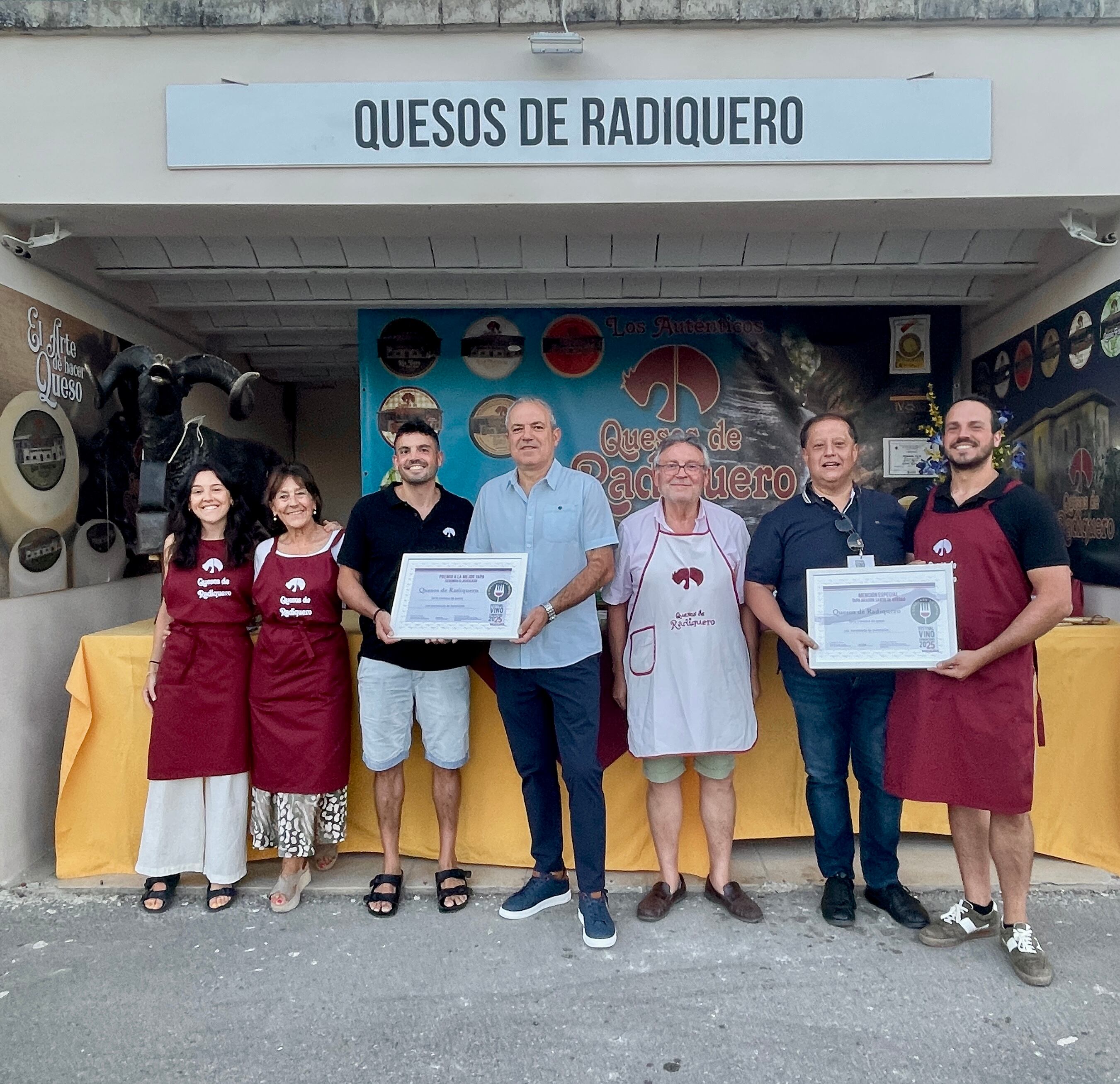 2º Mejor Tapa Mención Aragón Sabor de Verdad: QUESOS DE RADIQUERO.