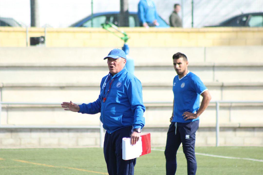 García Tébar durante el entrenamiento del jueves en La Canaleja 