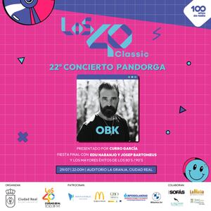 Cartel del concierto de OBK