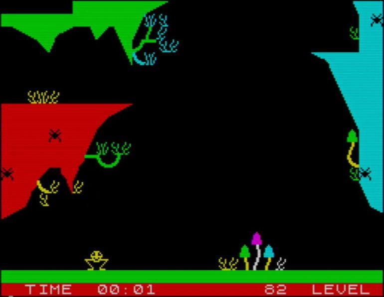 Una instantánea de La Pulga, el videojuego que revolucionó a la industria en España durante los años ochenta