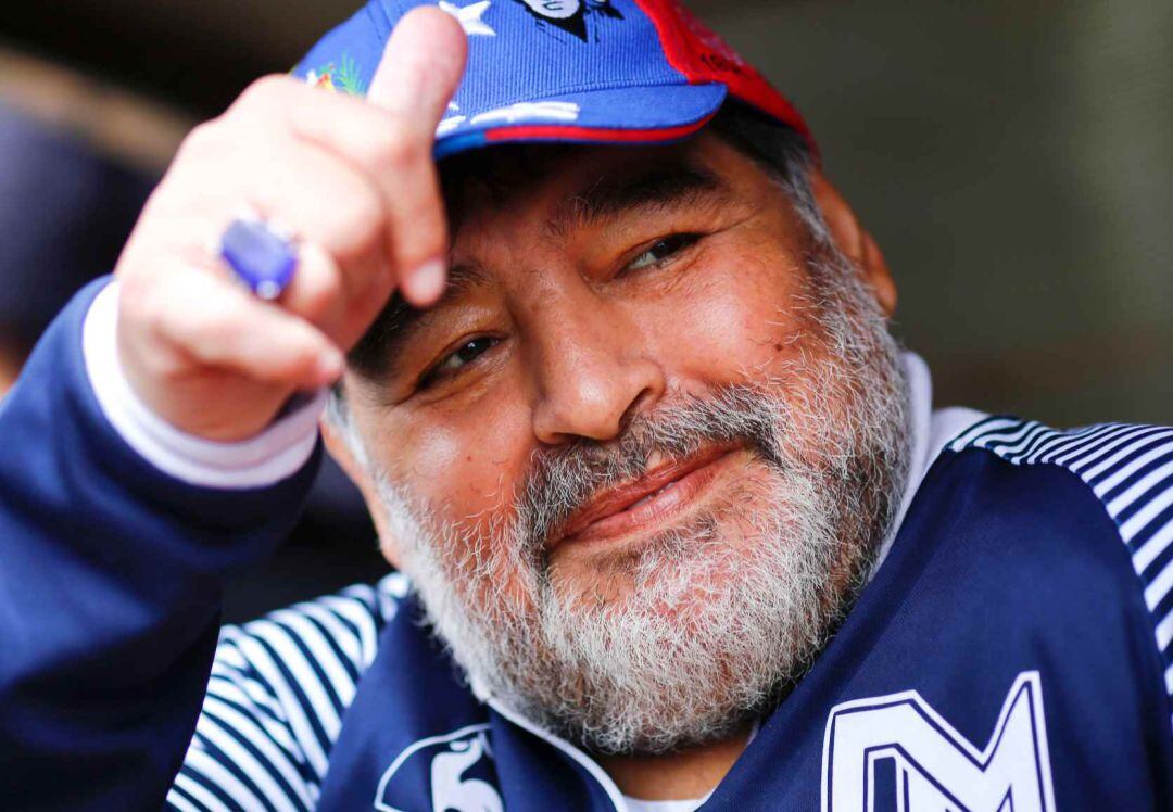 Diego Maradona, en noviembre de 2019.