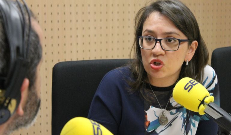 Yaneth Giraldo durante su entrevista en Hoy por Hoy