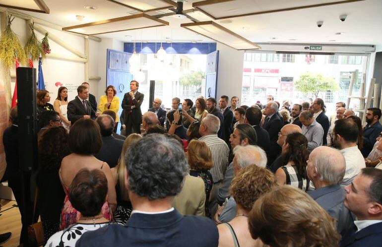 Inauguración de la Oficina de Turismo de Castilla-la Mancha en la Gran Vía de Madrid