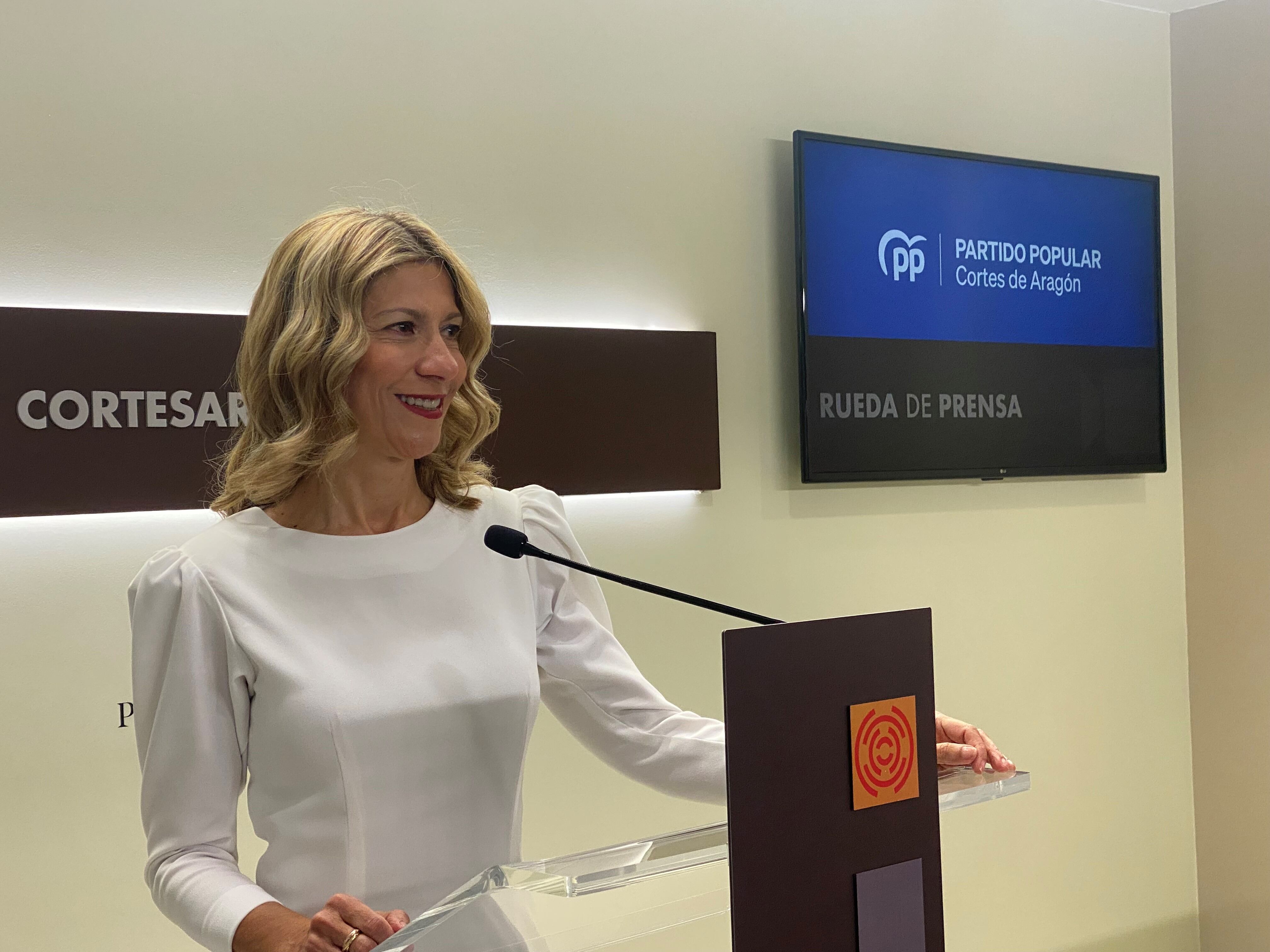 Mar Vaquero en las Cortes de Aragón