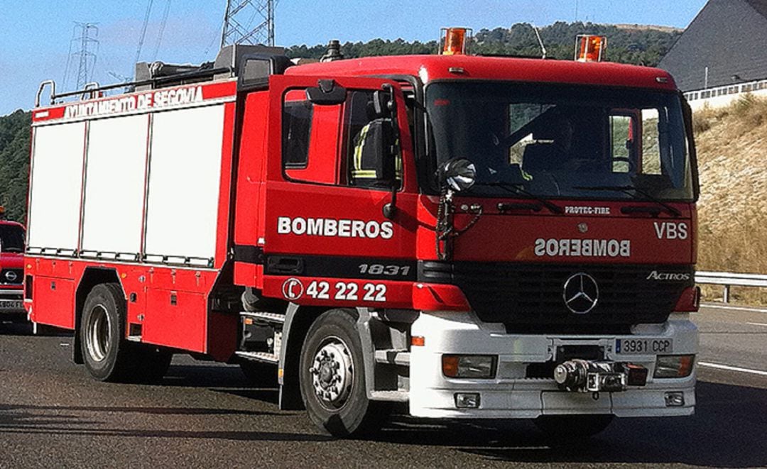 Unidad de bomberos del Ayuntamiento de Segovia