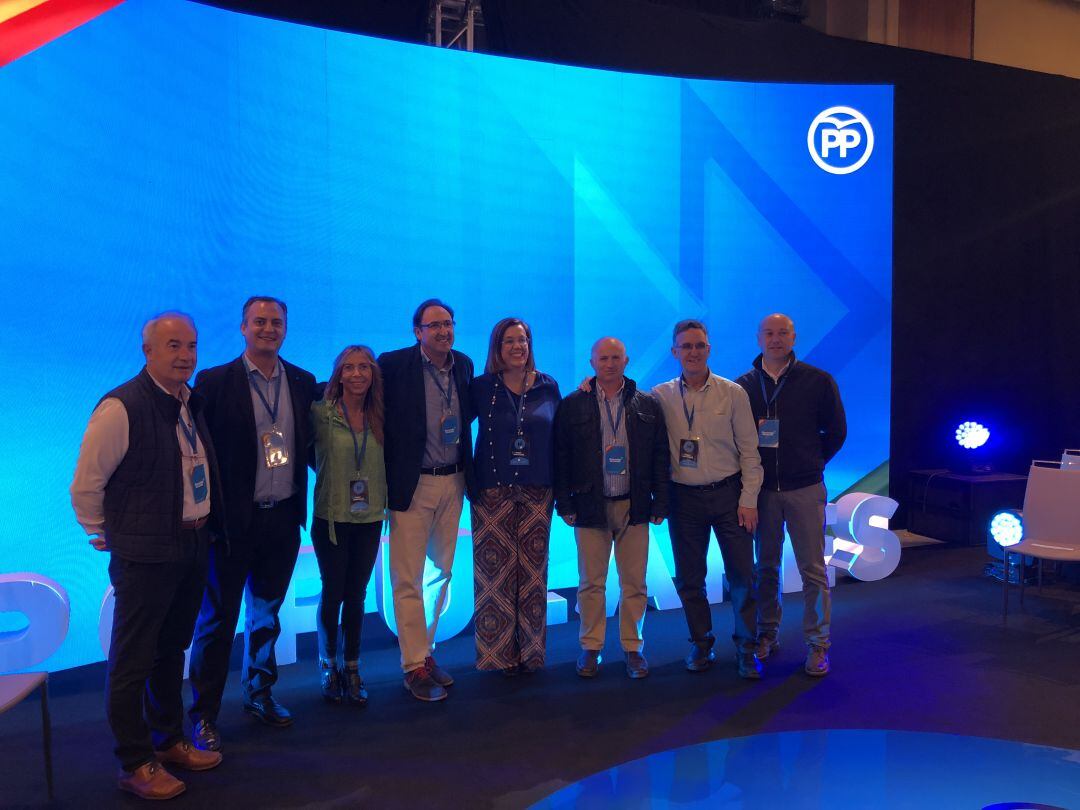 Presencia palentina en la Intermunicipal del PP en Málaga