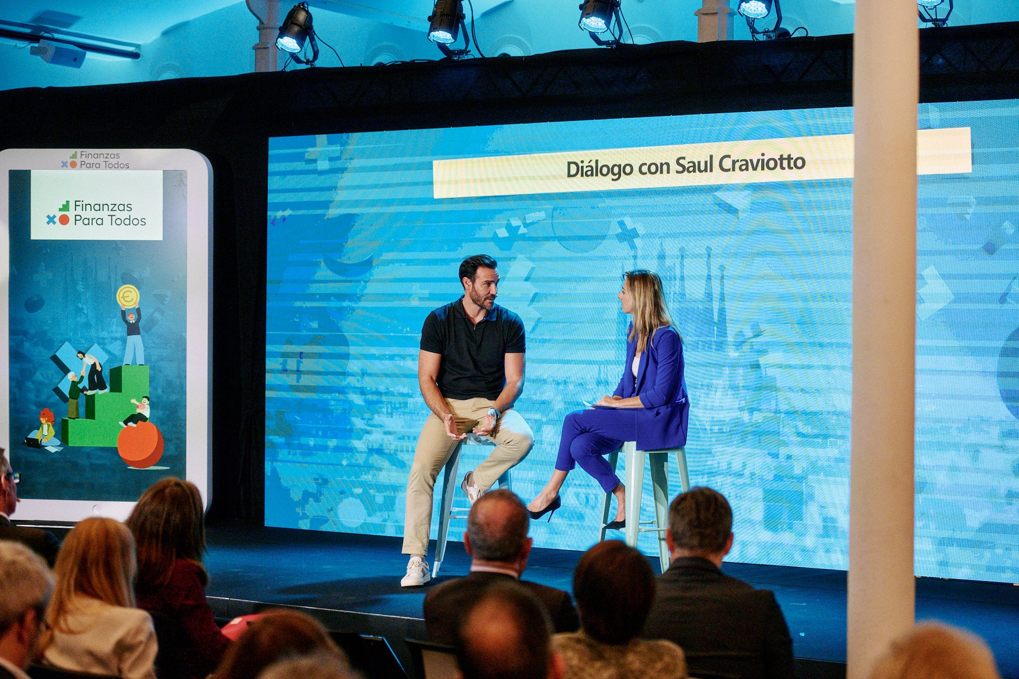 Charla con Saul Craviotto en el Día de la Educación Financiera.
