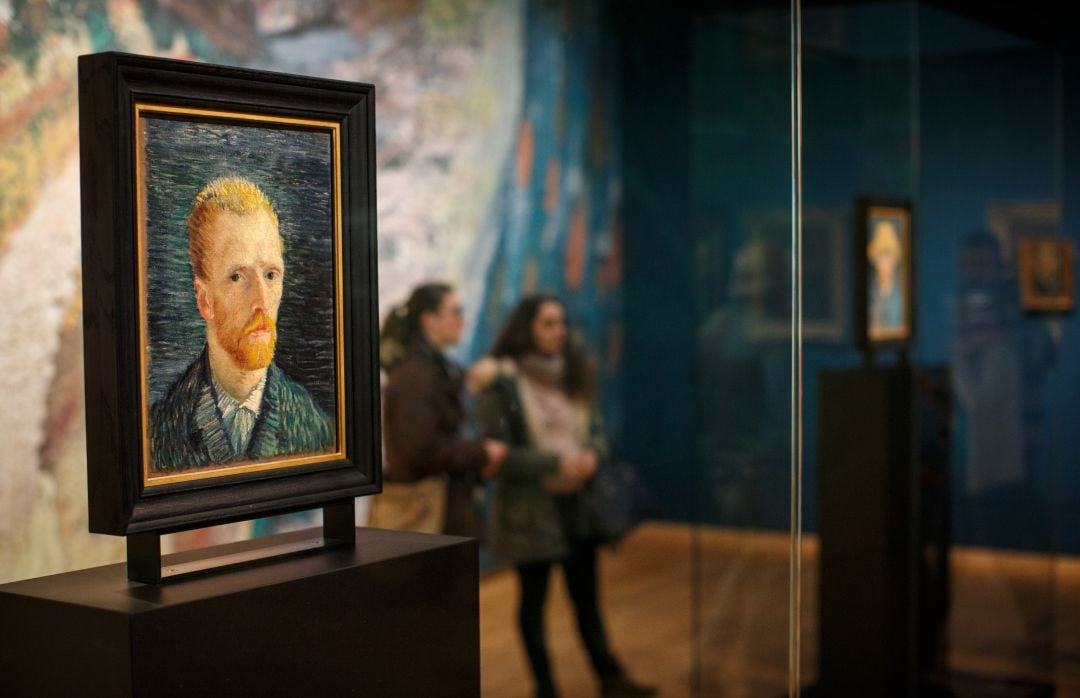 Una obra de Vincent van Gogh expuesta en la ciudad de Amsterdam.