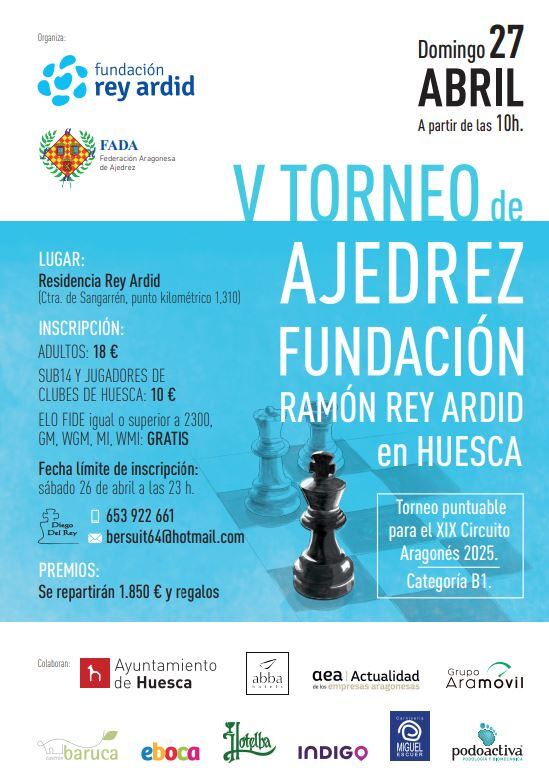 Torneo de Ajedrez Fundación Rey Ardid