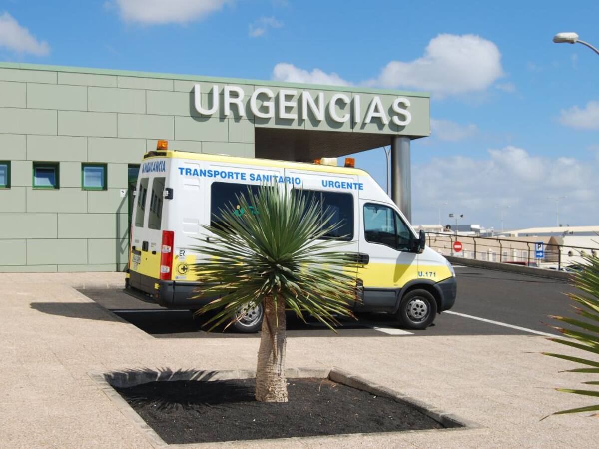 Herido un motorista tras colisionar con un turismo en Lanzarote