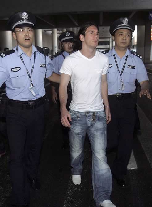 Messi llega a Shangai