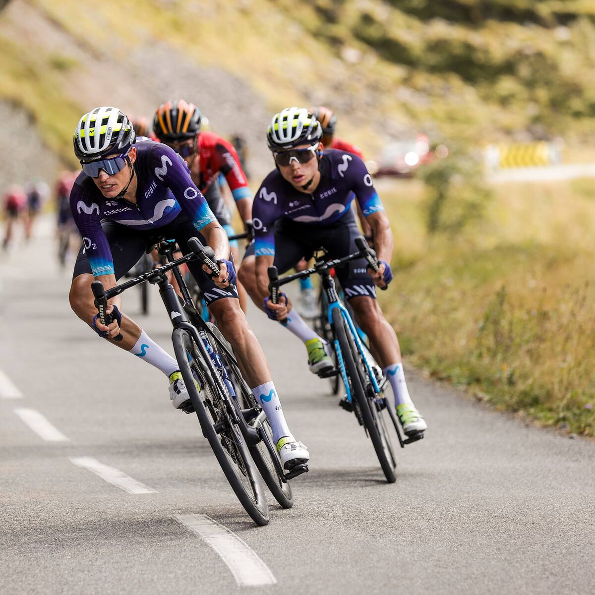 La Vuelta Ciclista a España recorre la sierra norte de Madrid