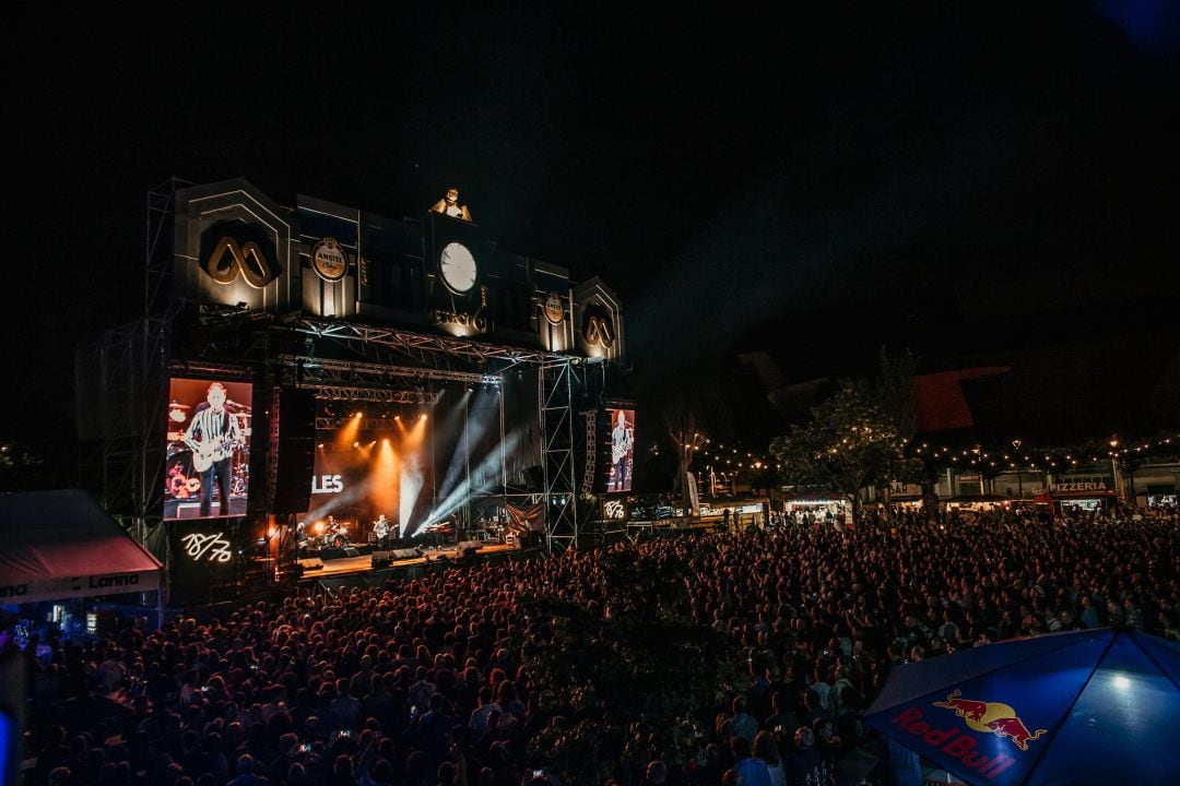 Uno de los escenarios habilitados en el Festival Metrópoli.