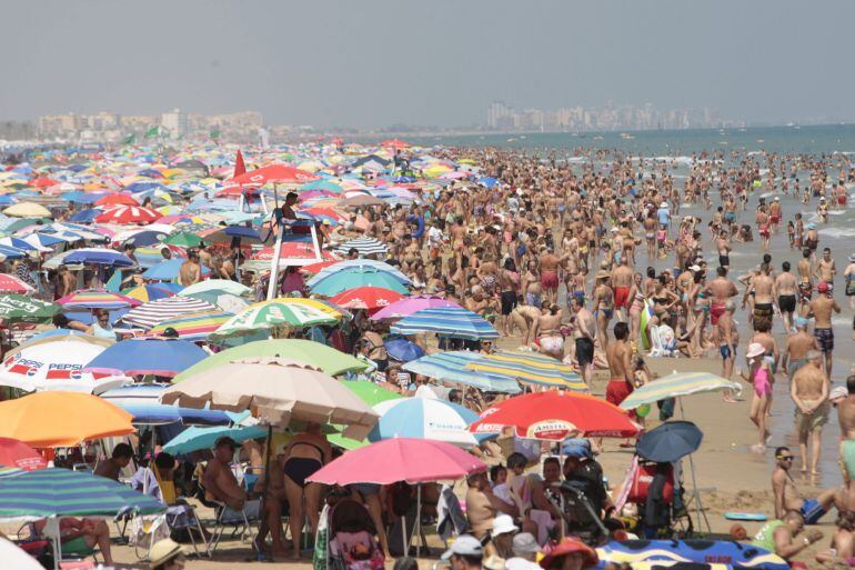 Vista de la Playa de Gandia. EFE/Archivo