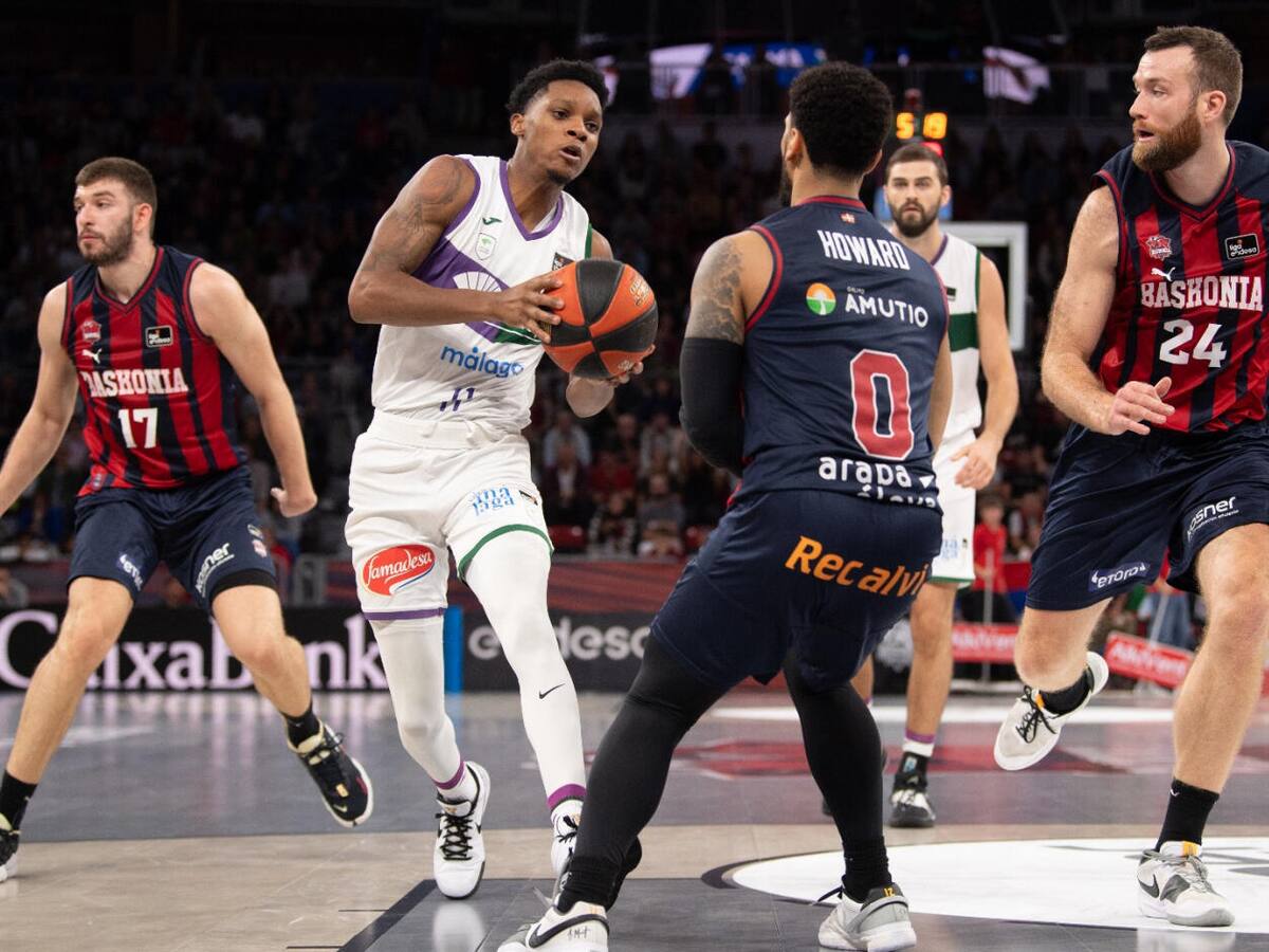 El Unicaja visitará a un Baskonia herido tras su debacle contra el Panathinaikos