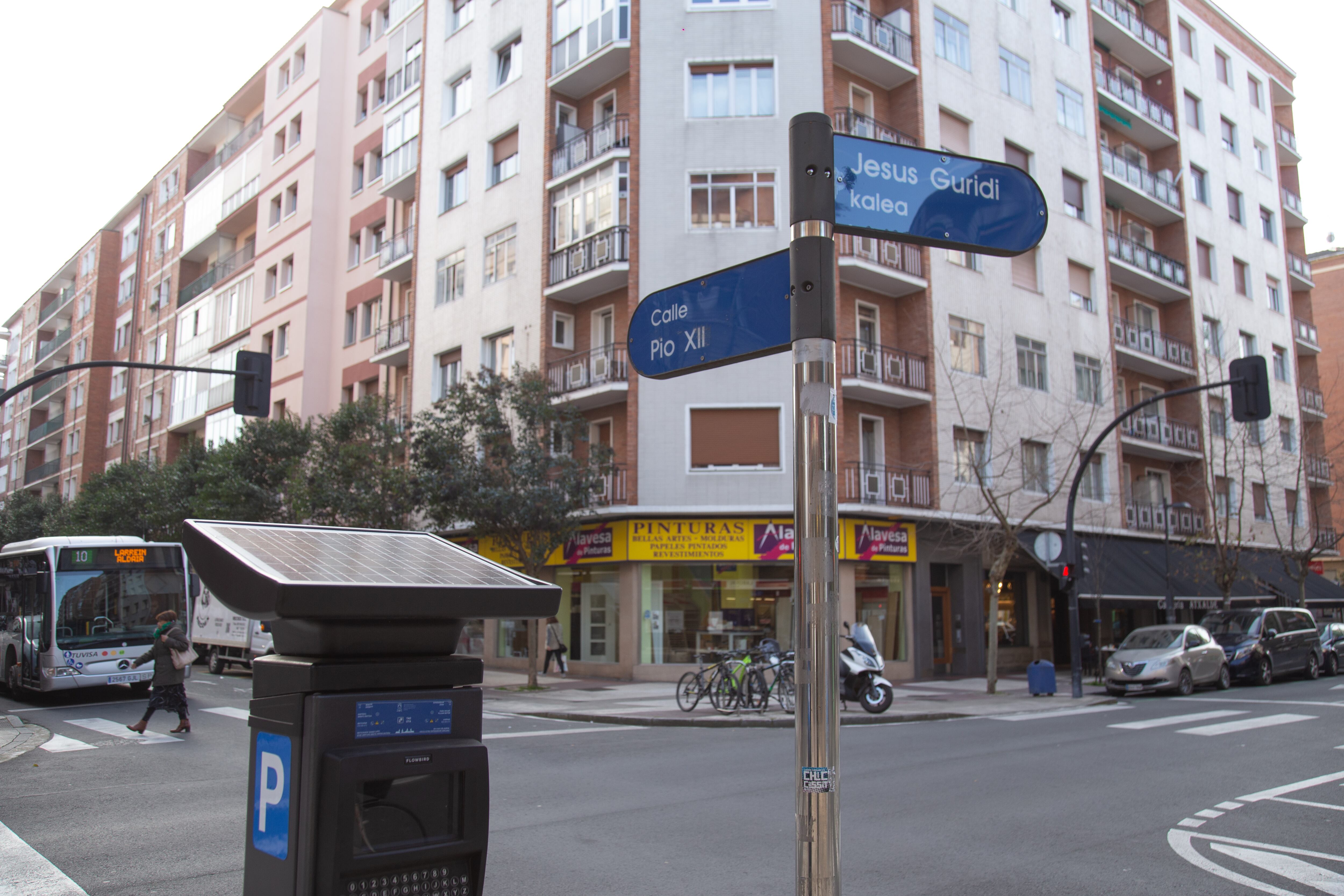 Parquímetro de la OTA en Vitoria