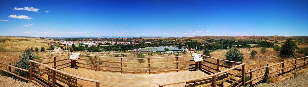 Vista panorámica desde el mirador de Riolobos 