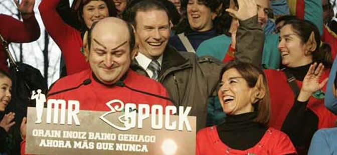 Hace dos años se disfrazó de Mr Spock durante el Carnaval