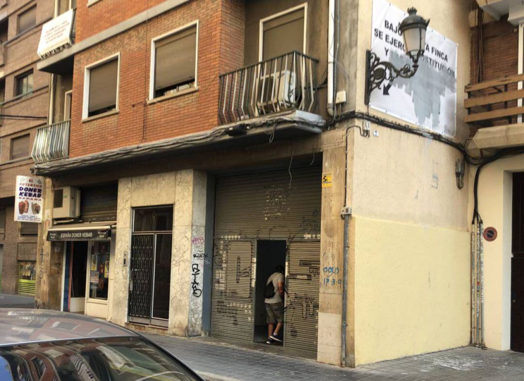 Local donde se ejerce la prostitución en València