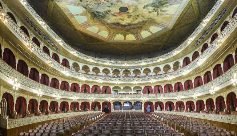 Teatro Falla, donde se celebra el Concurso de Agrupaciones del Carnaval de Cádiz